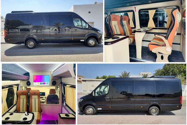 Experience the essence of luxury travel in Dubai with personalized service and plush interiors designed for your comfort and convenience while exploring the city's iconic sights.